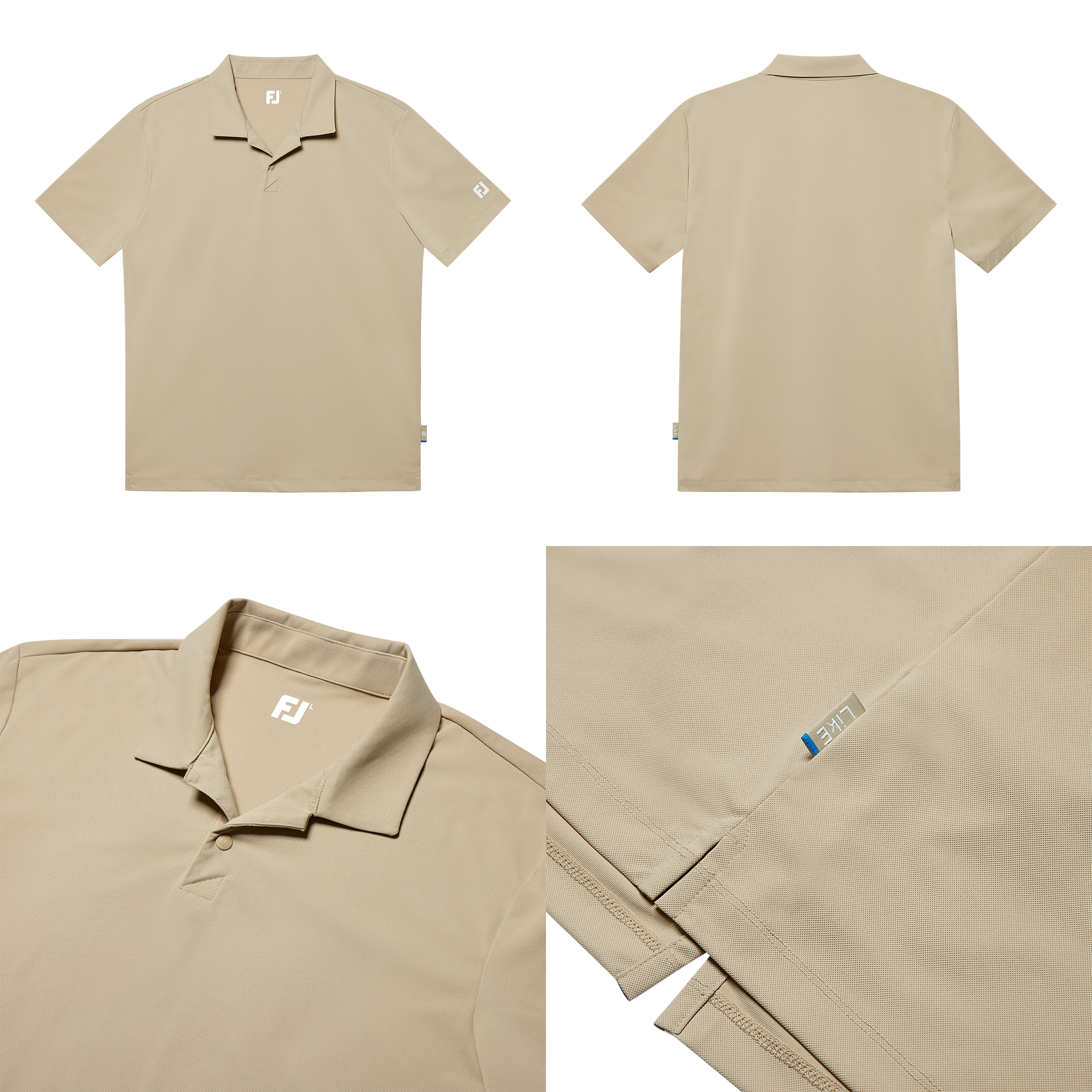 Open Collar Polo shirts