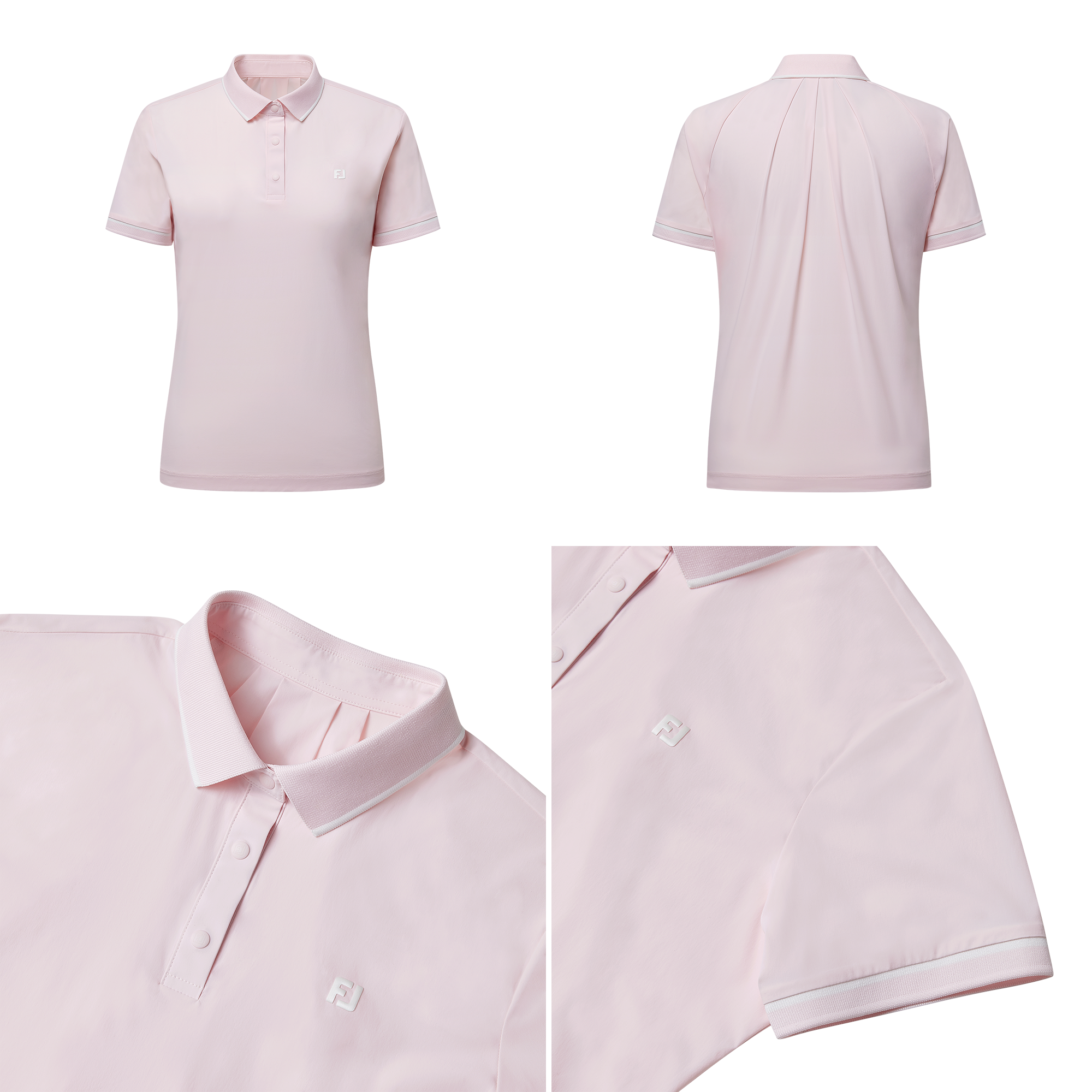 Woven Polo Shirt Women