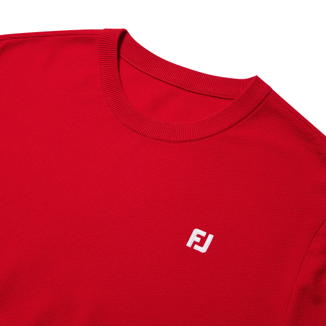 CREW NECK KNIT PO RED