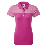 Women's Lisle Shirt with Dot Print Yoke