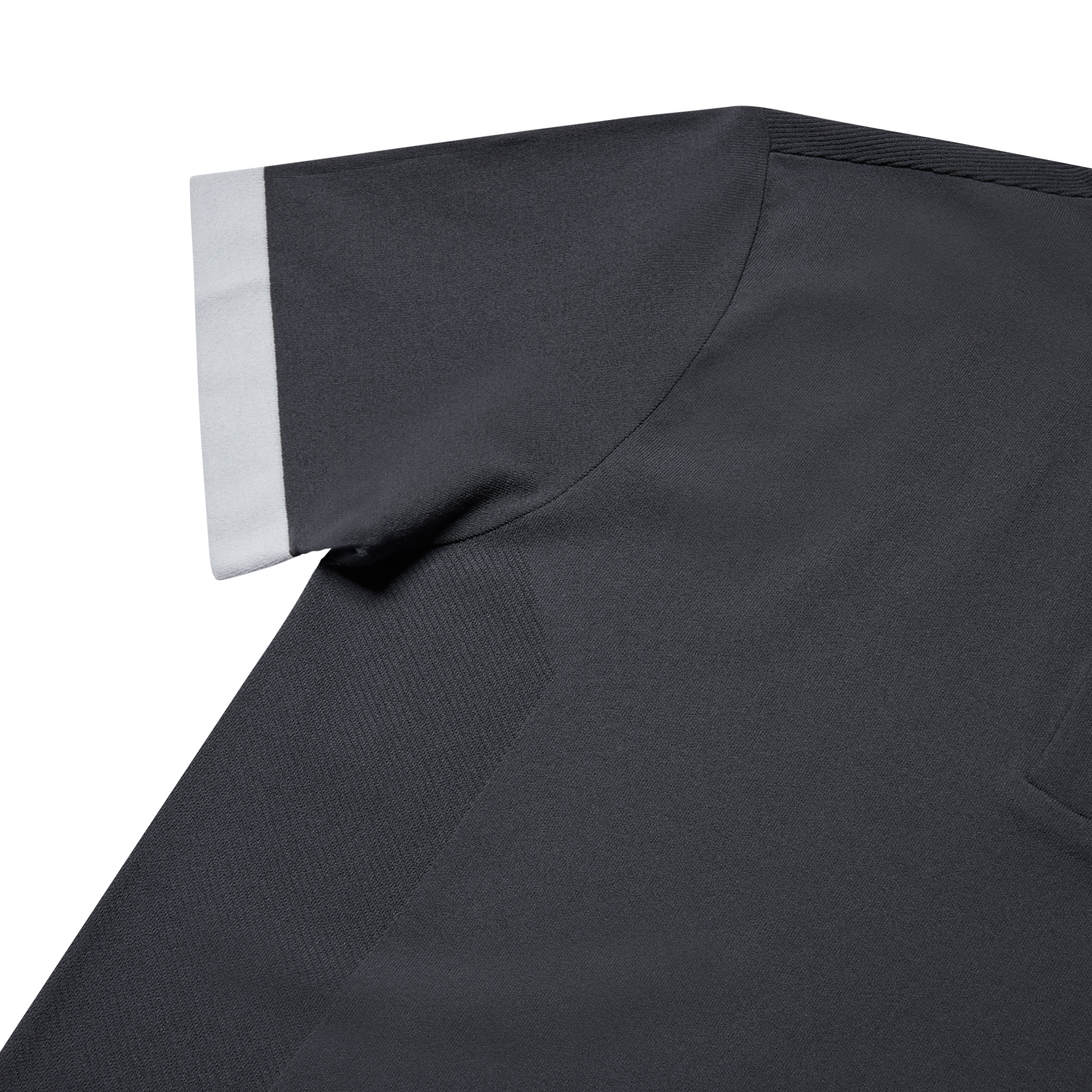 Contrast Sleeve Knit Polo Shirts