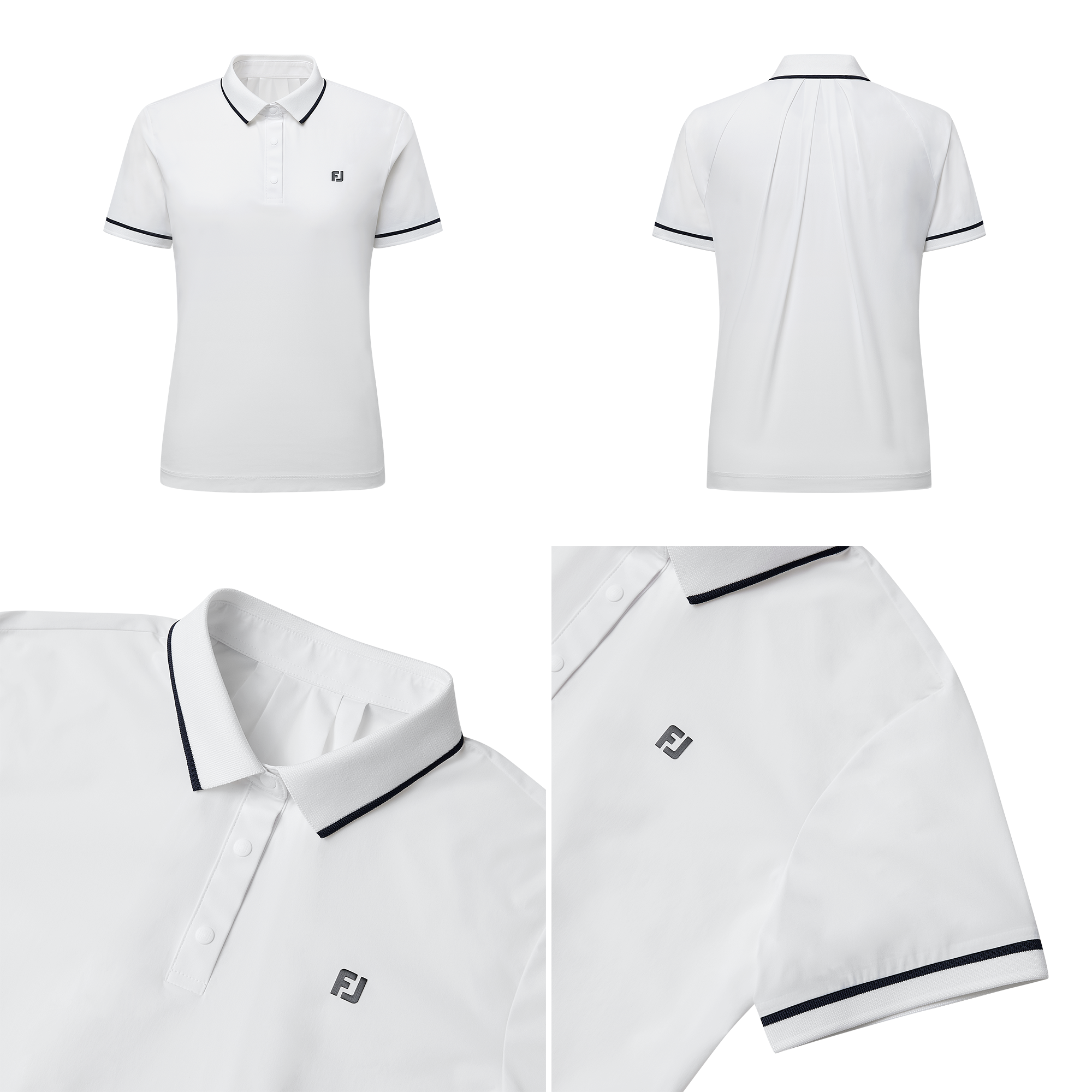 Woven Polo Shirt Women