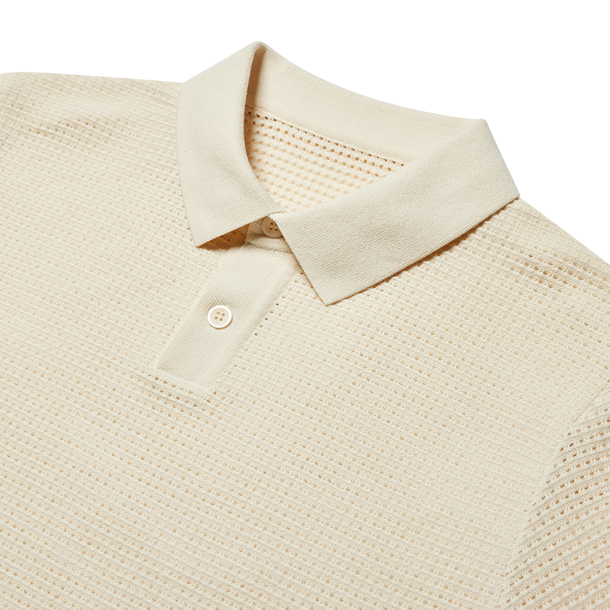 Solid Knit Polo Shirts