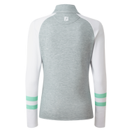 Women's Full Zip Raglan Colour Block Mid-Layer