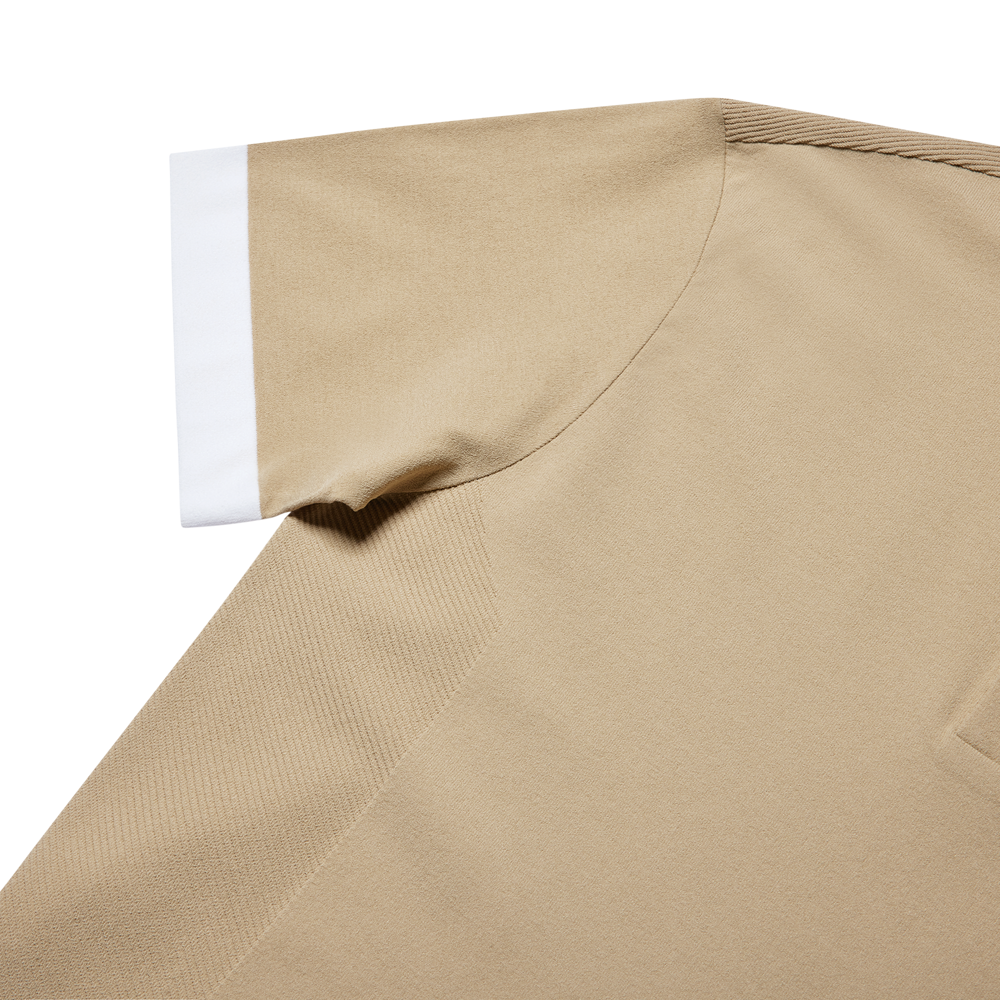 Contrast Sleeve Knit Polo Shirts