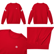 CREW NECK KNIT PO RED