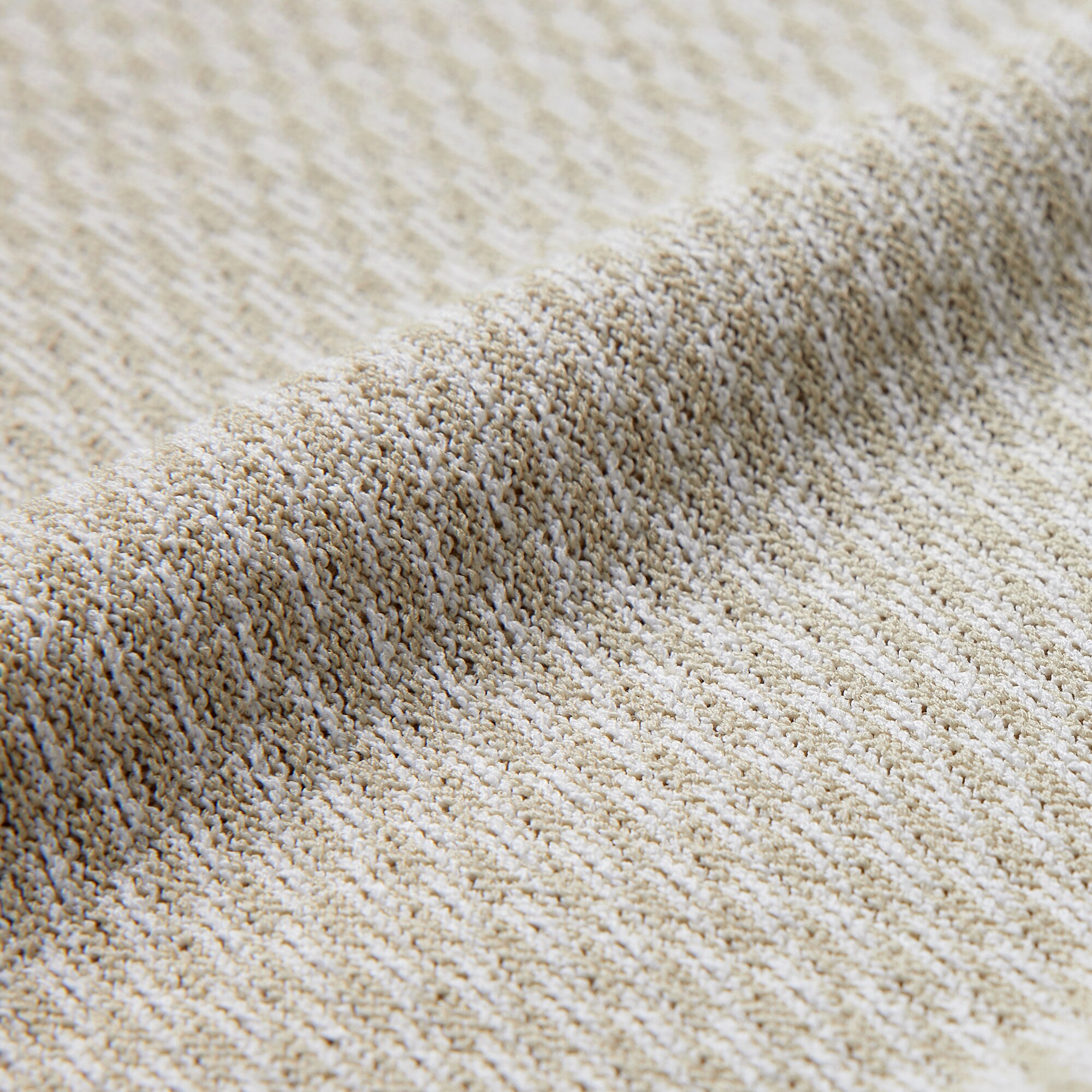 Melange Knit Polo Shirt