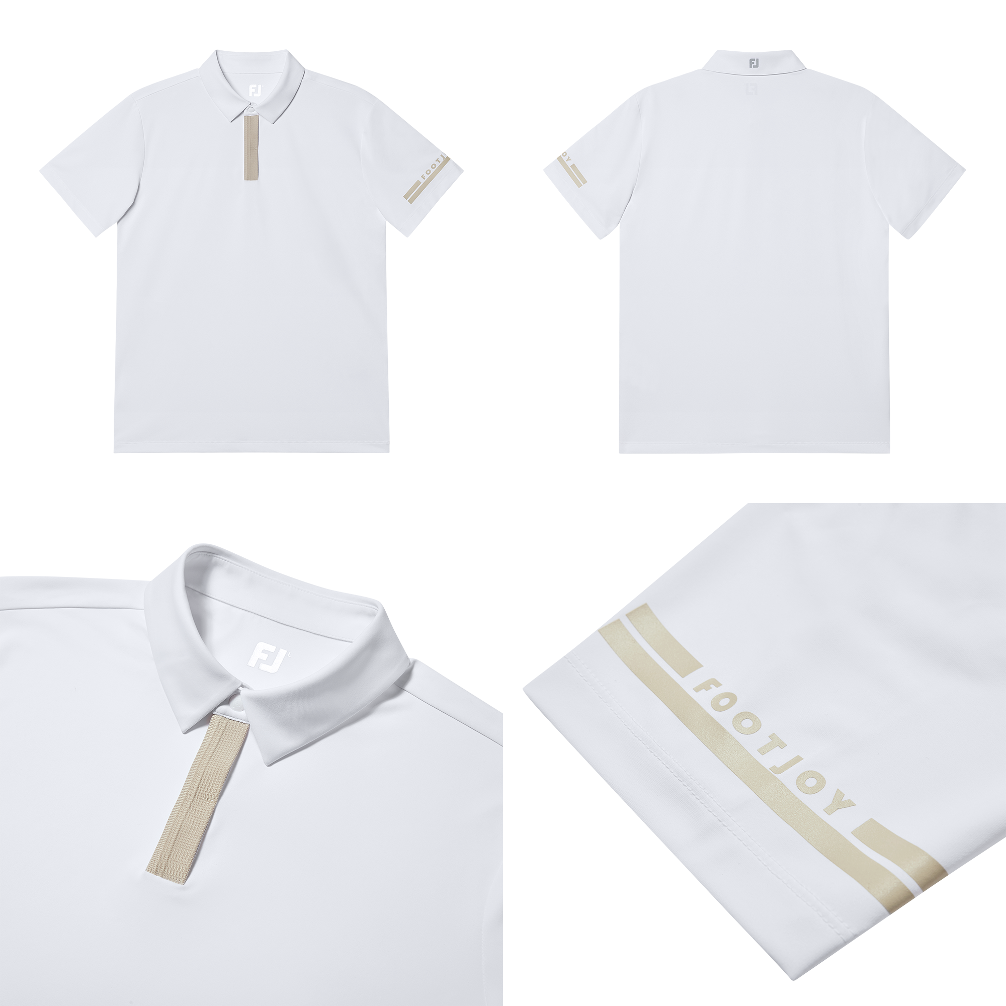 Hidden Placket Polo Shirts