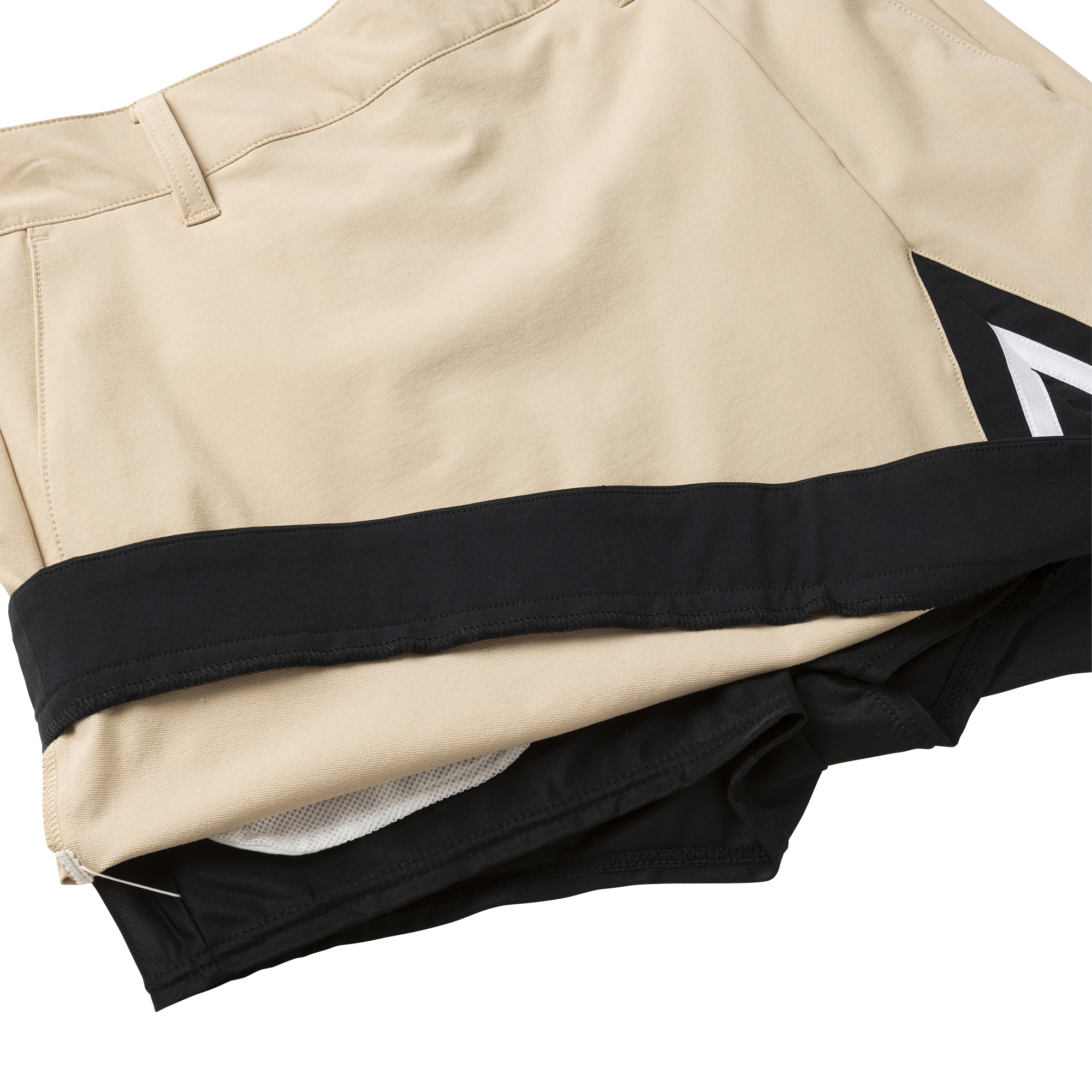 Solid Woven Skort Women