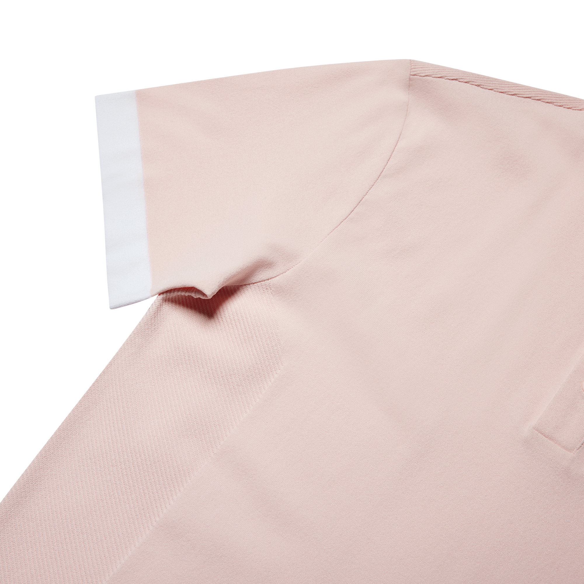Contrast Sleeve Knit Polo Shirts