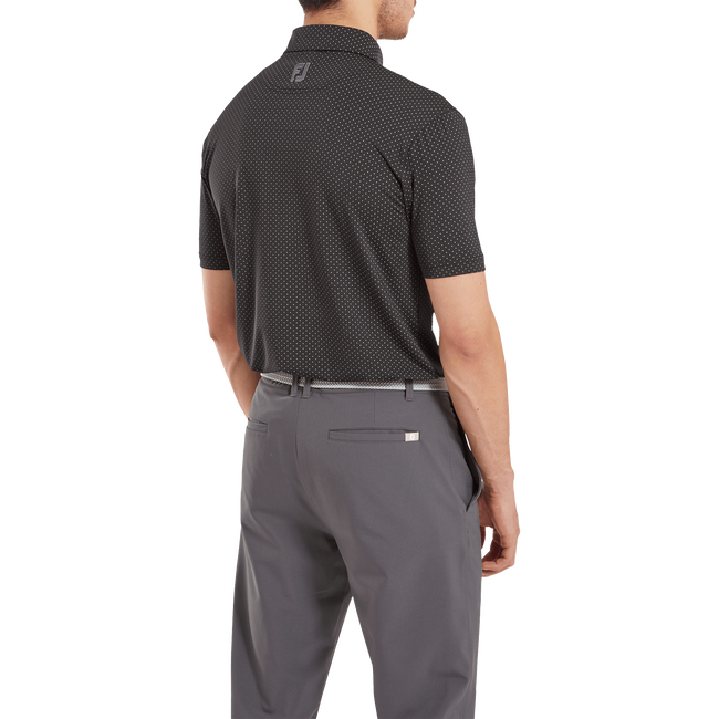 Stretch Lisle Dot Print
