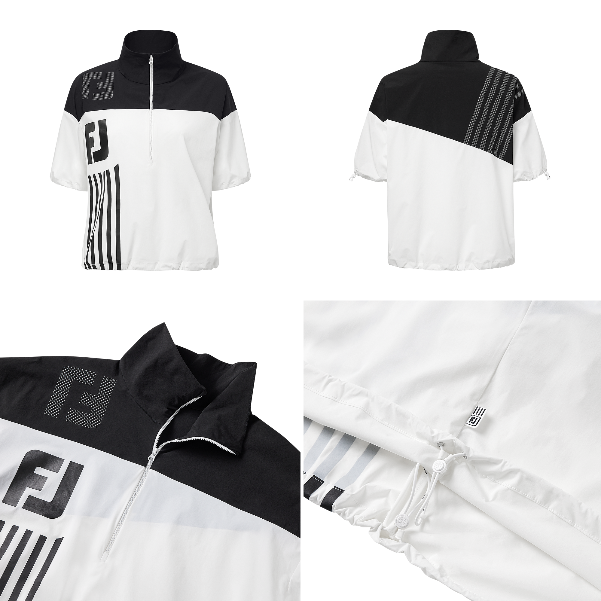 Stripe Logo Anorak Jacket Women