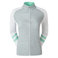 Women's Full Zip Raglan Colour Block Mid-Layer
