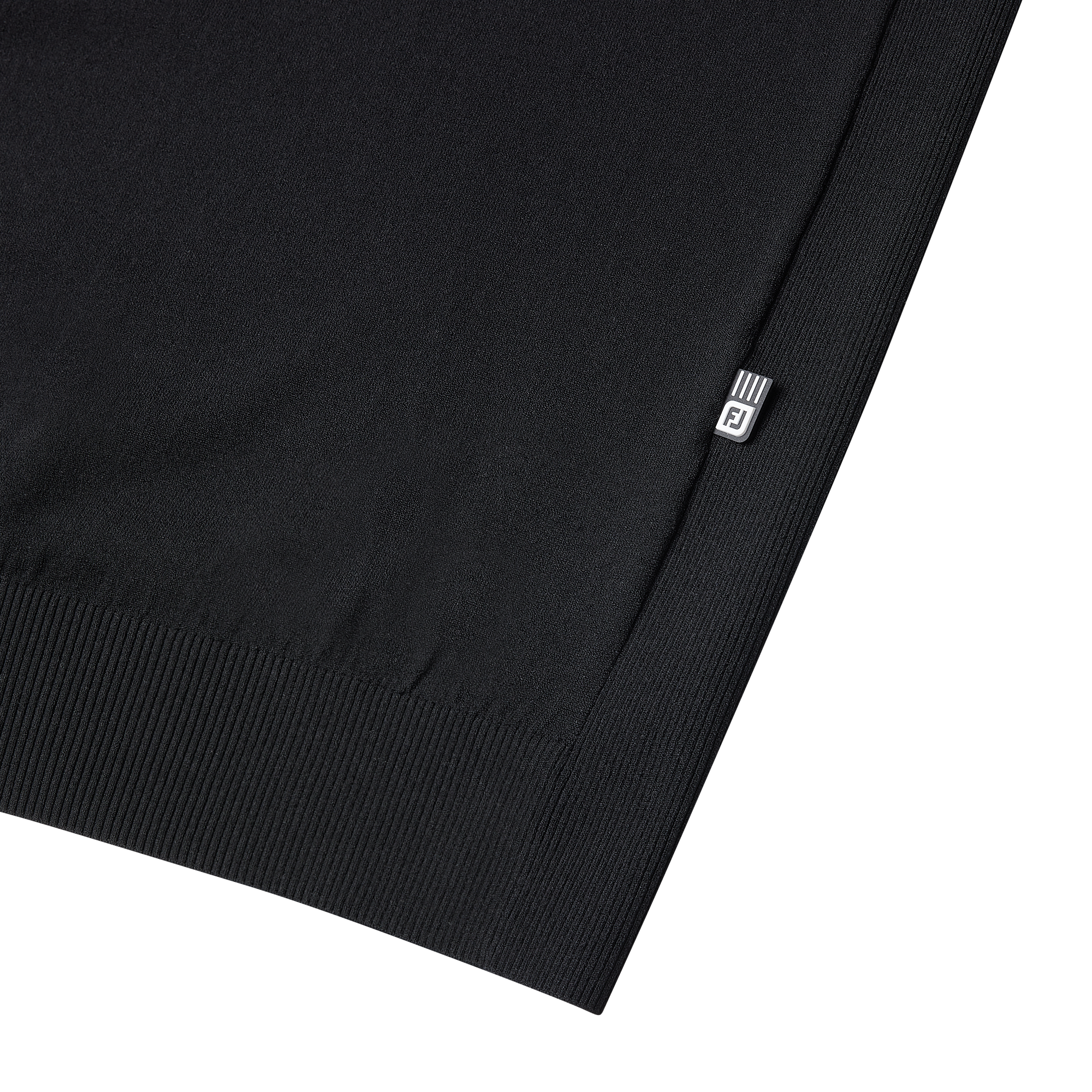 Stripe Logo Knit Polo Shirt