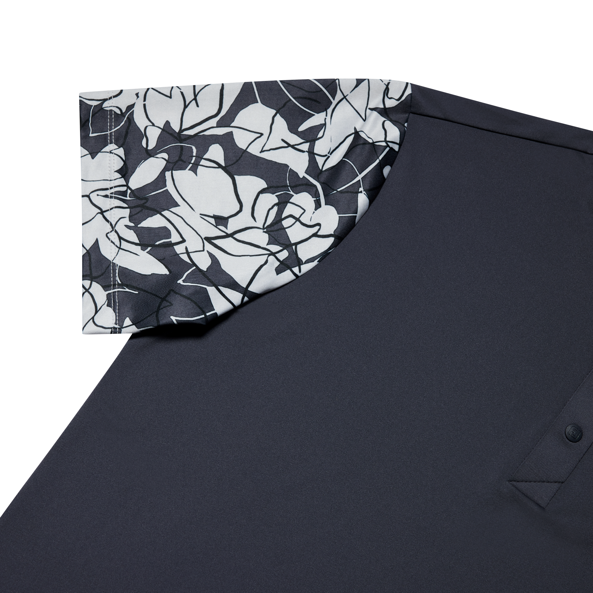 Print Sleeve Polo Shirts