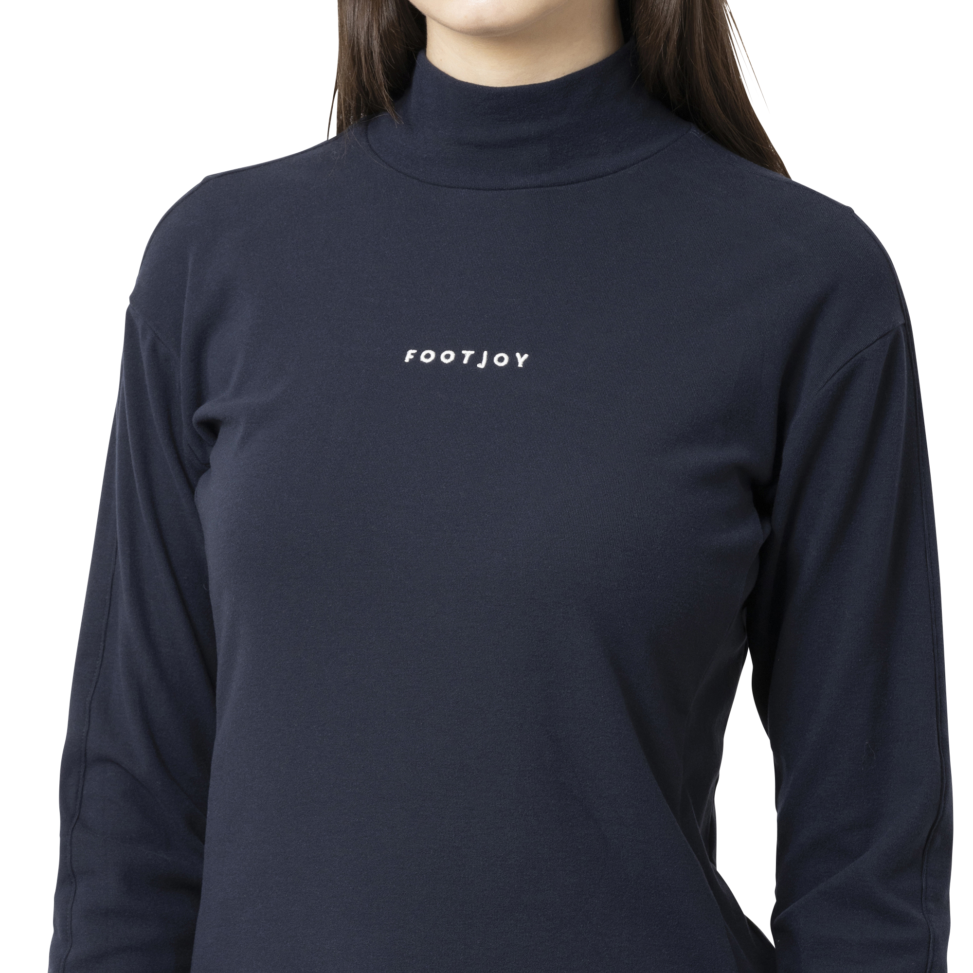 シグナル長袖モックネックシャツ