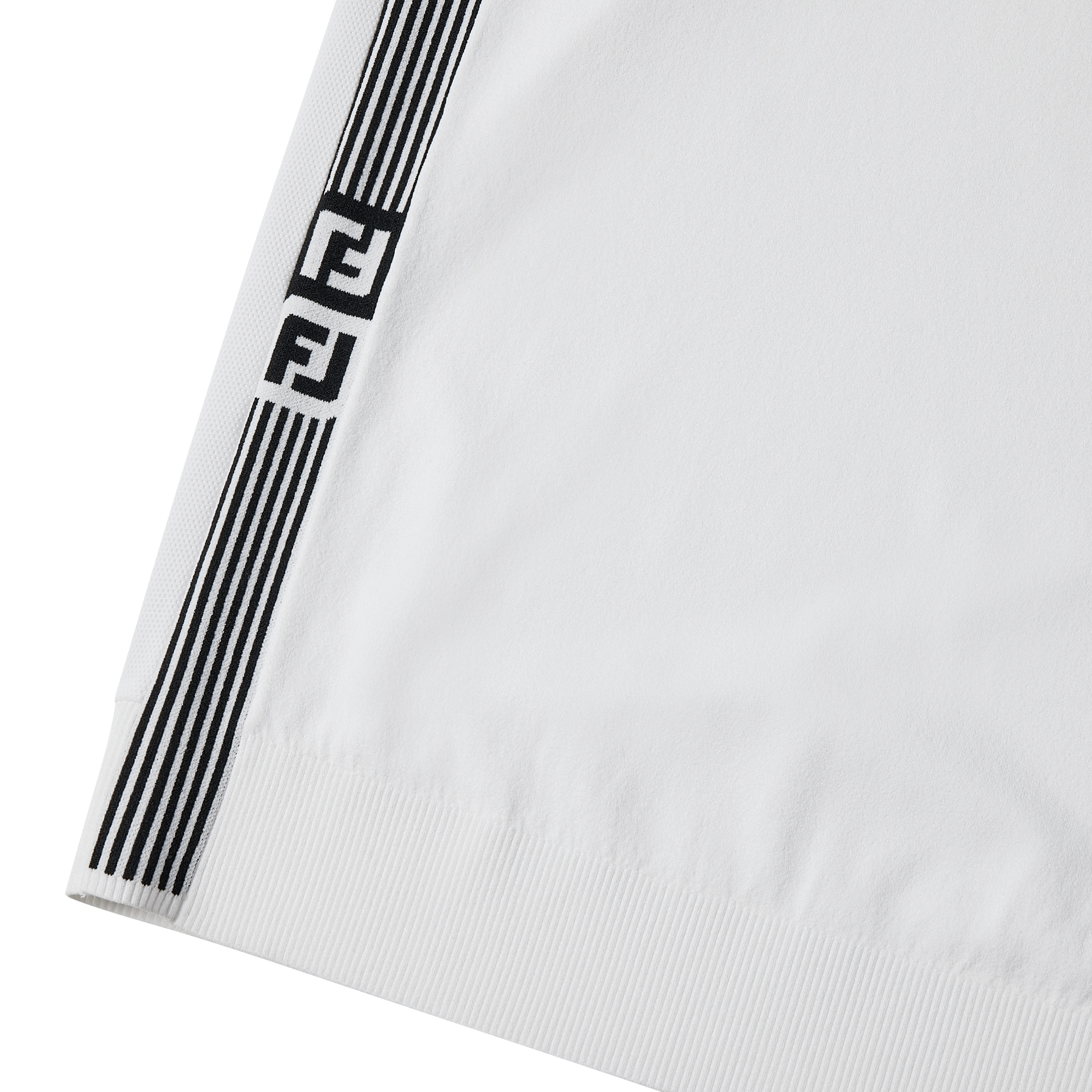 Stripe Logo Knit Polo Shirt