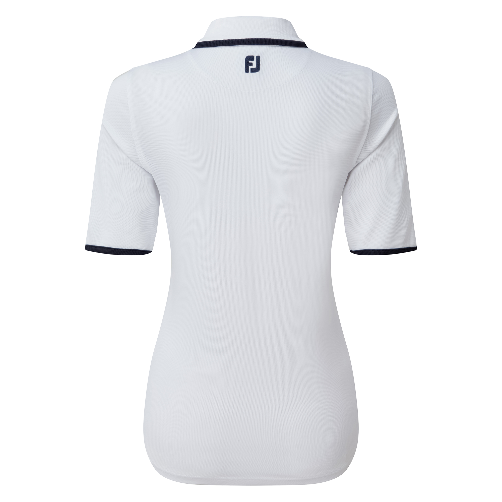 Women's Zip Placket Pique 1/2 Sleeve Shirt