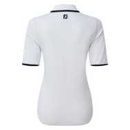 Women's Zip Placket Pique 1/2 Sleeve Shirt