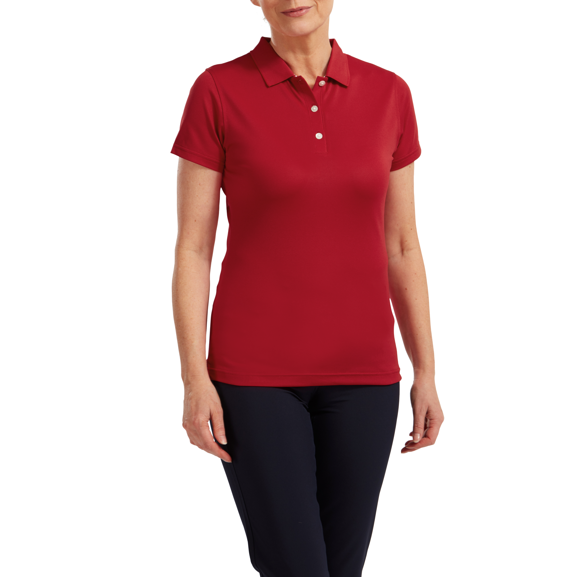 Women's Stretch Pique Solid