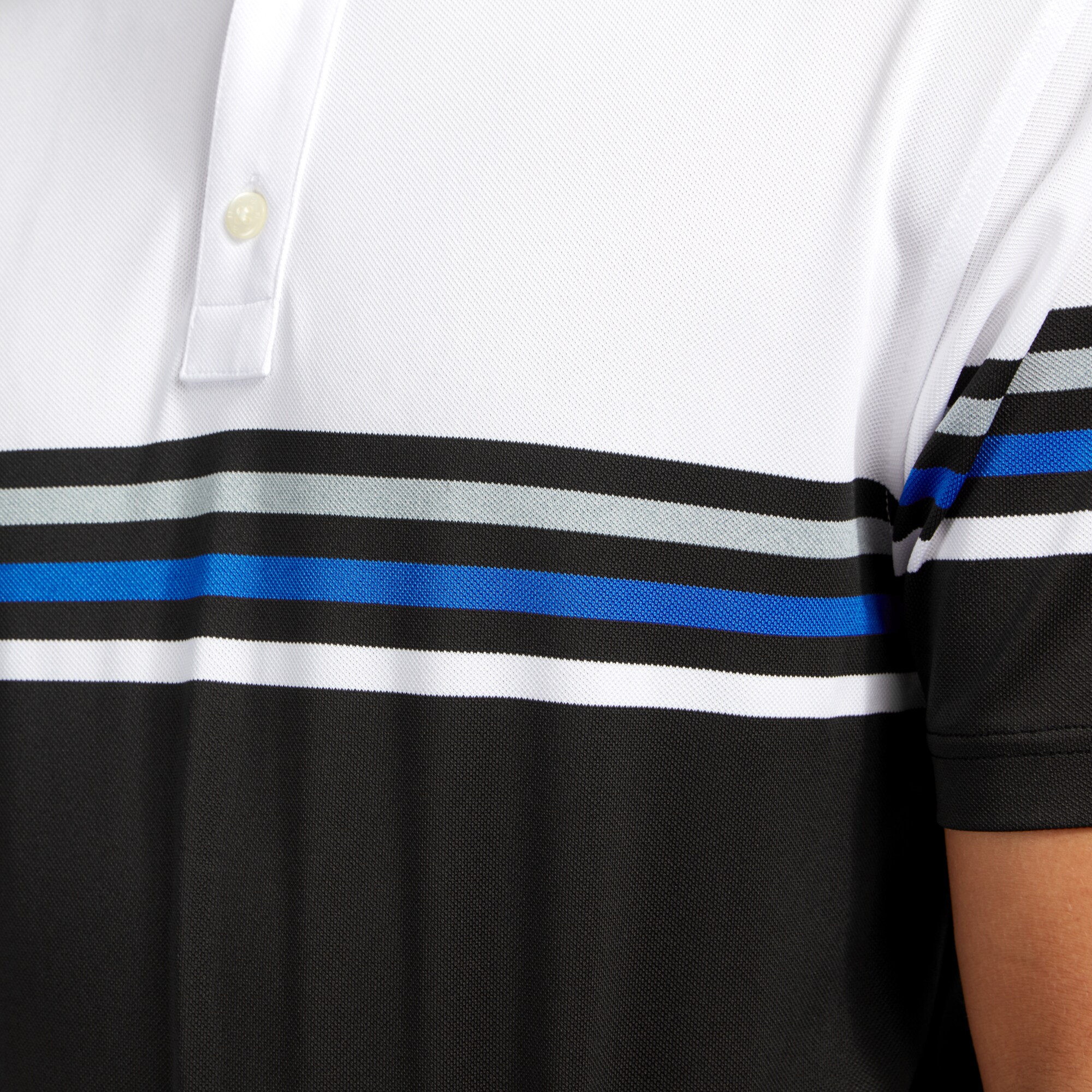 Stretch Pique Colour Block