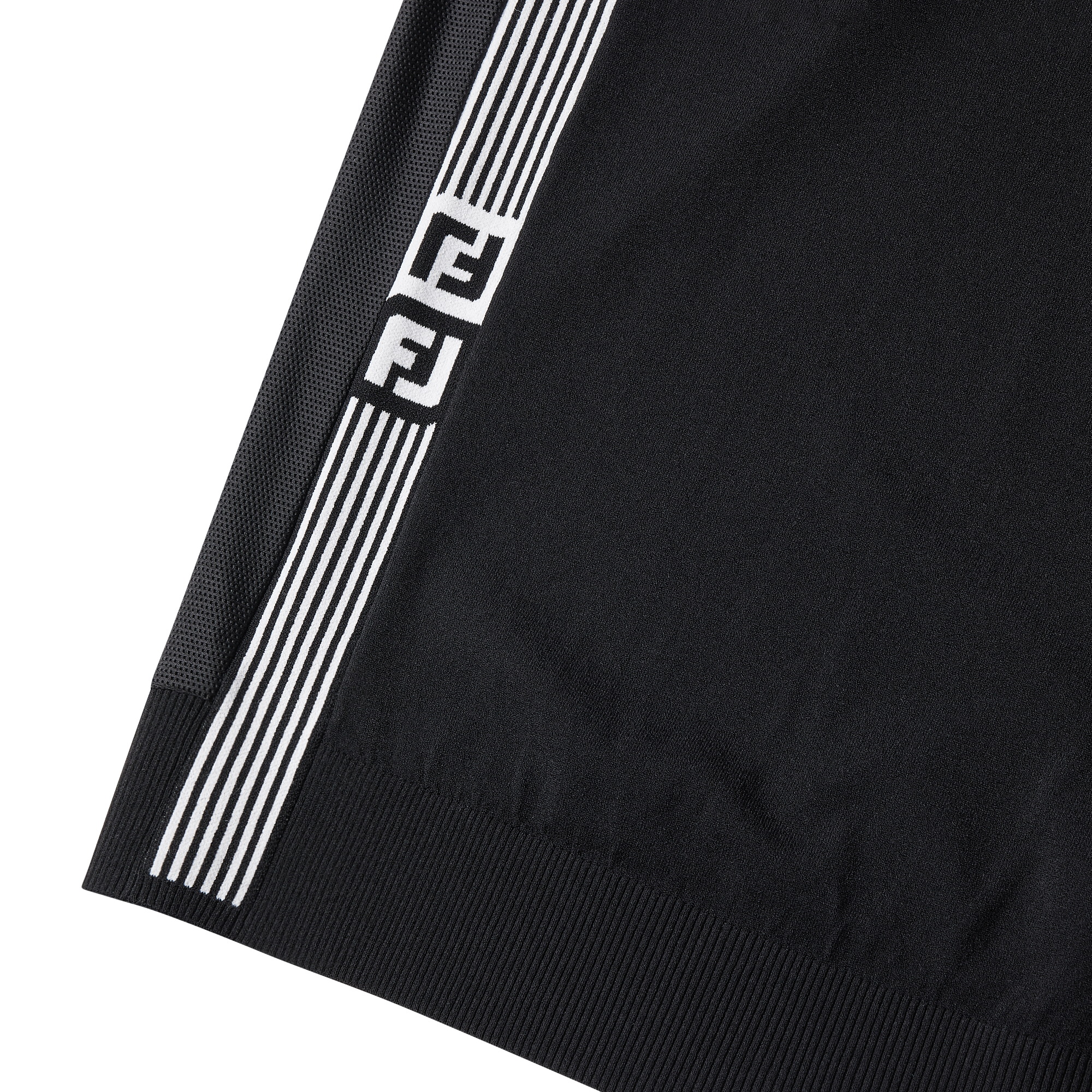 Stripe Logo Knit Polo Shirt