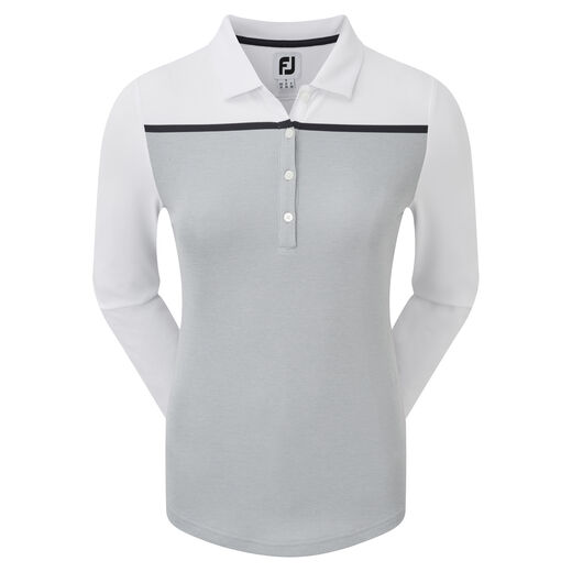 Smooth Pique Long Sleeved Colour Block Women-Previous Season Style
