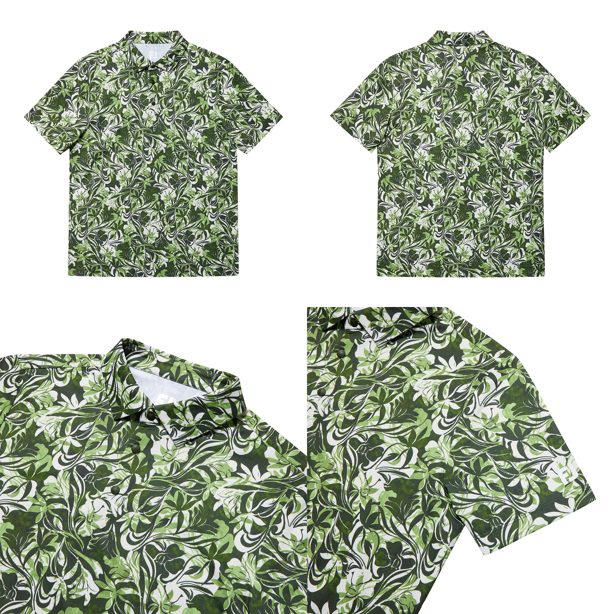 Flower Polo Shirts