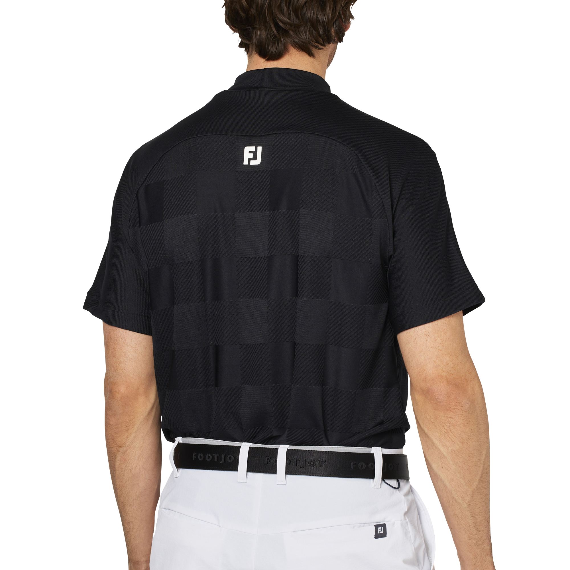 Short Sleeve Jacquard Mock Shirts