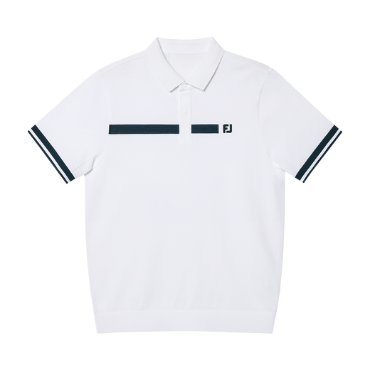 Line Knit Polo Shirts