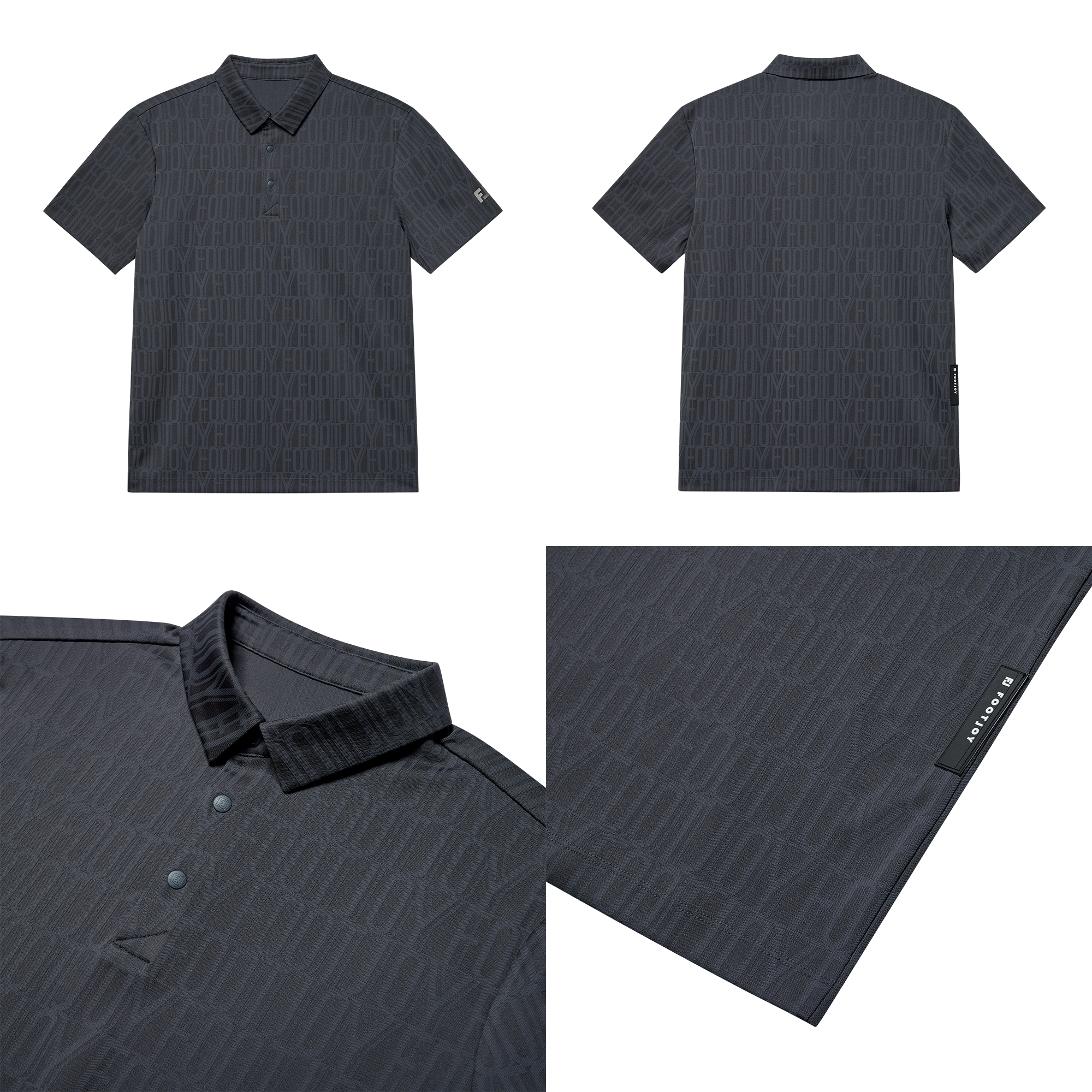 Logo Jacquard Polo Shirts
