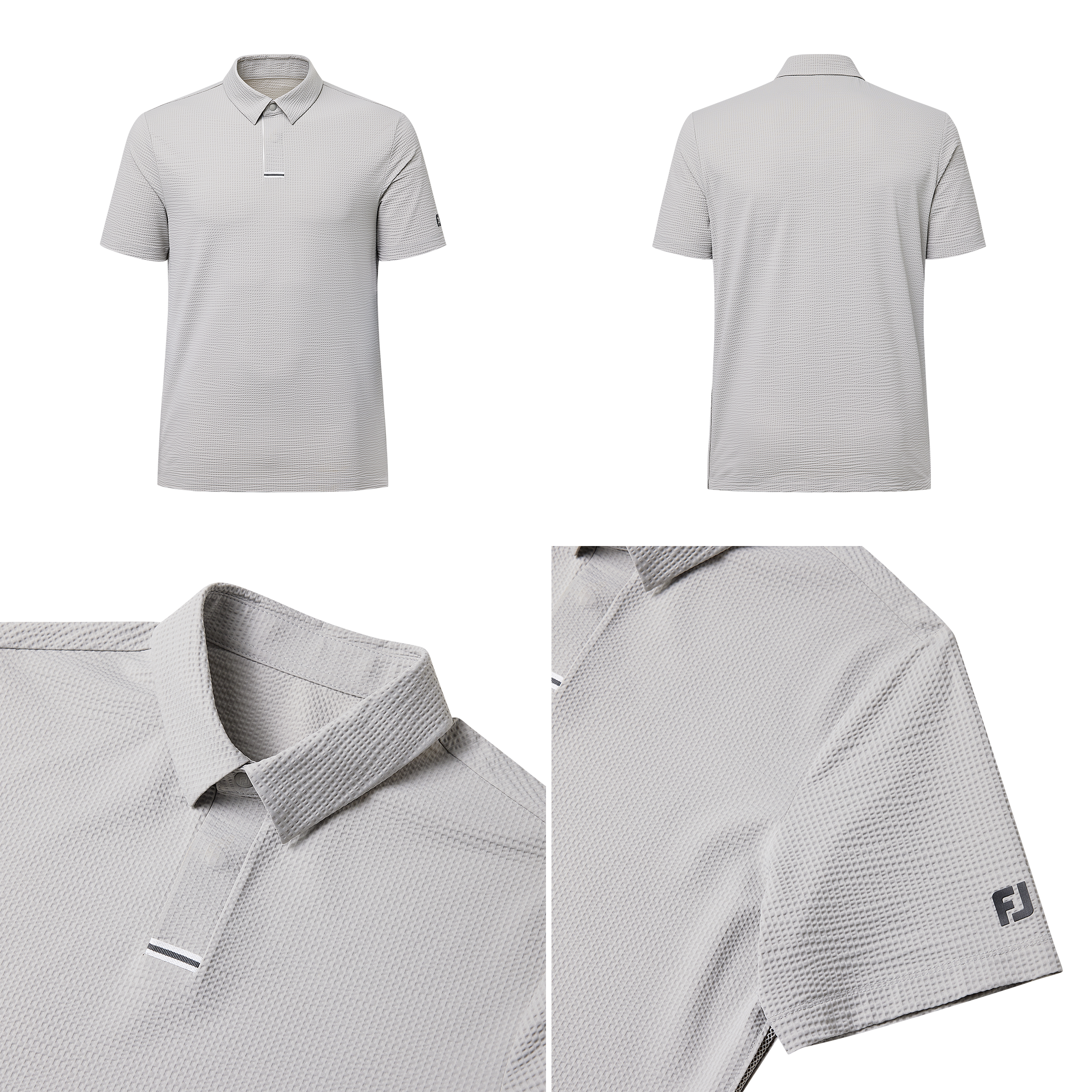 Seersucker Polo Shirt