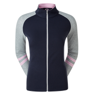 Women's Full Zip Raglan Colour Block Mid-Layer