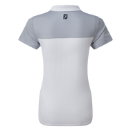 Women's Lisle Shirt with Dot Print Yoke