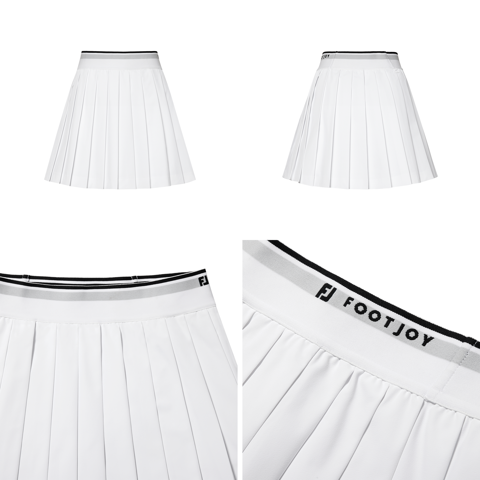 Banded Pleats Skort Women