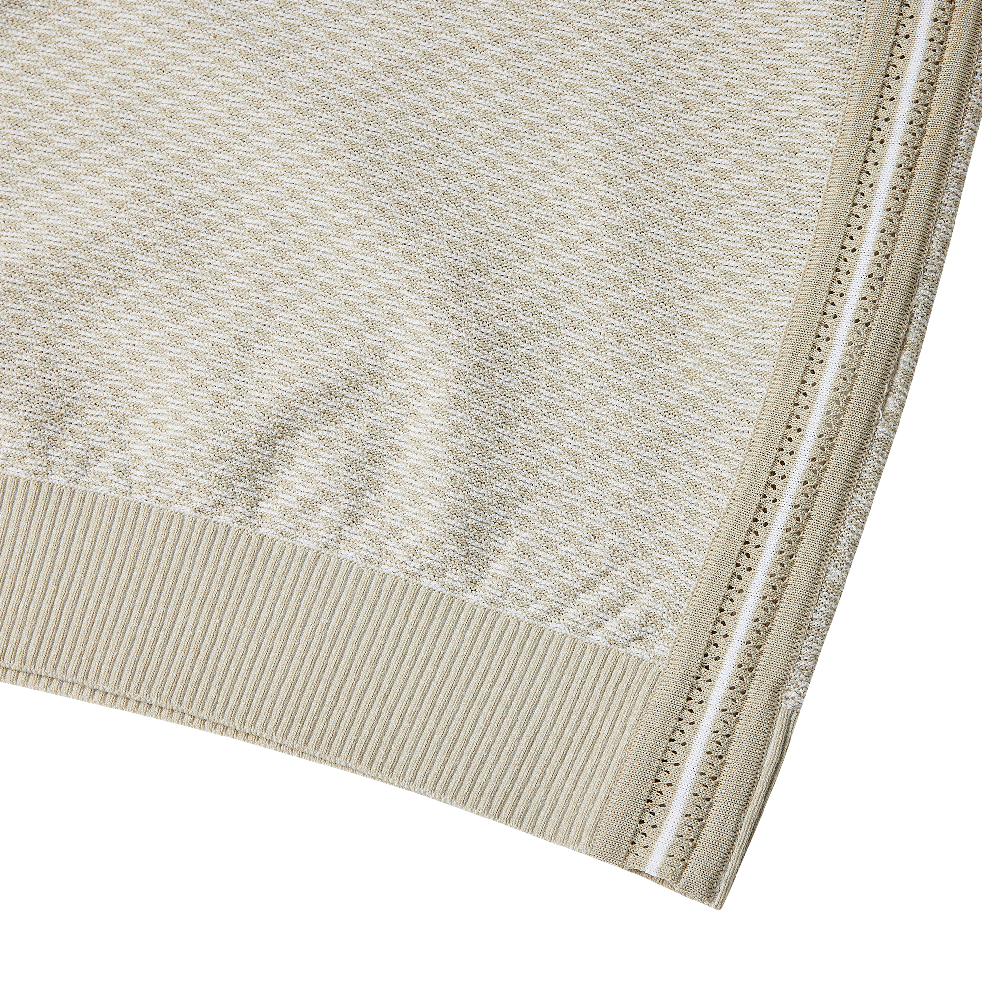 Melange Knit Polo Shirt