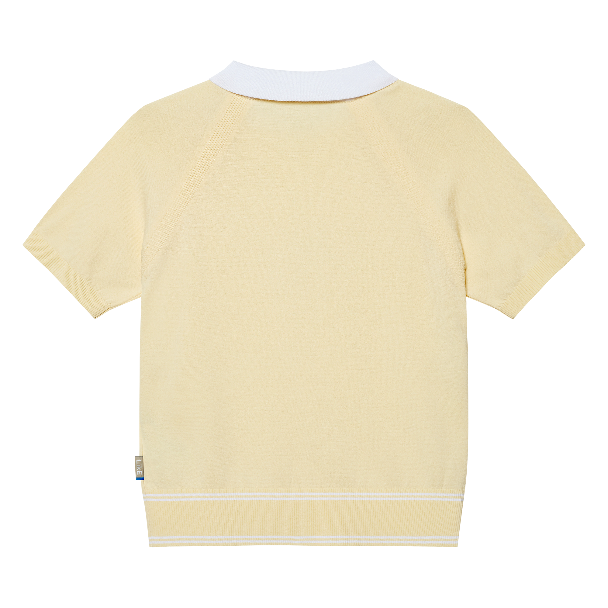 Raglan Knit Polo Shirts Women