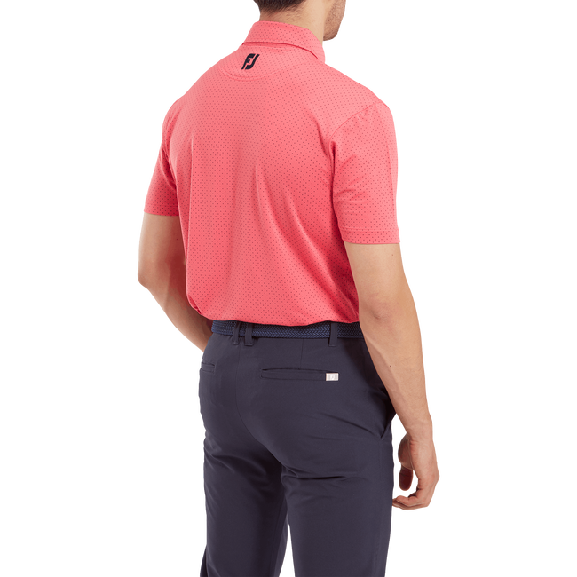 Stretch Lisle Dot Print