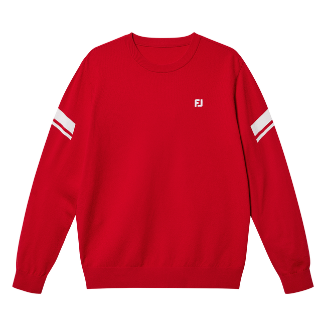 CREW NECK KNIT PO RED