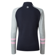 Women's Full Zip Raglan Colour Block Mid-Layer