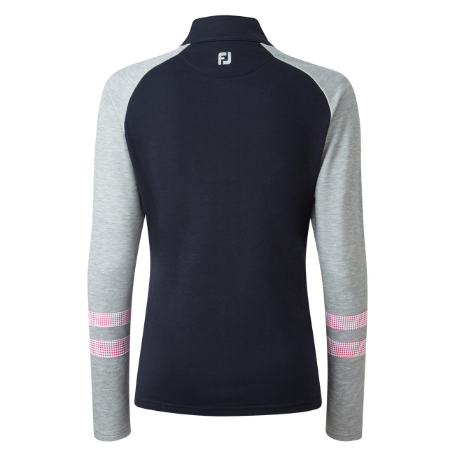 Women's Full Zip Raglan Colour Block Mid-Layer