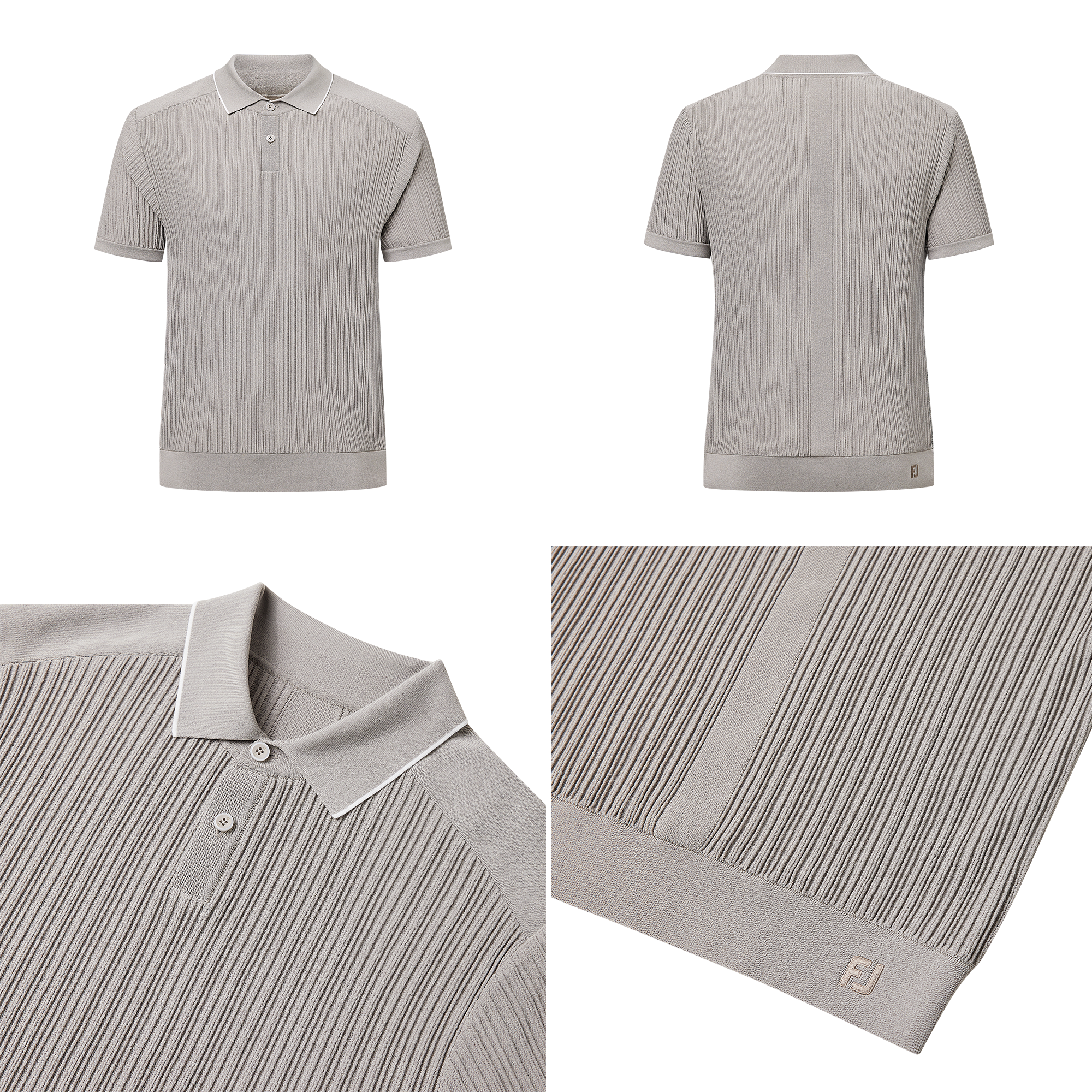 Crocket Knit Polo Shirt