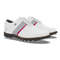 White / Silver Fish Print / Fuchsia Patent