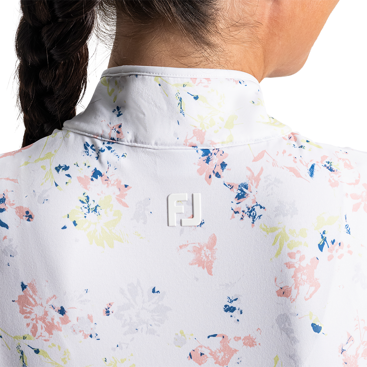 Short Sleeve Printed Zip
