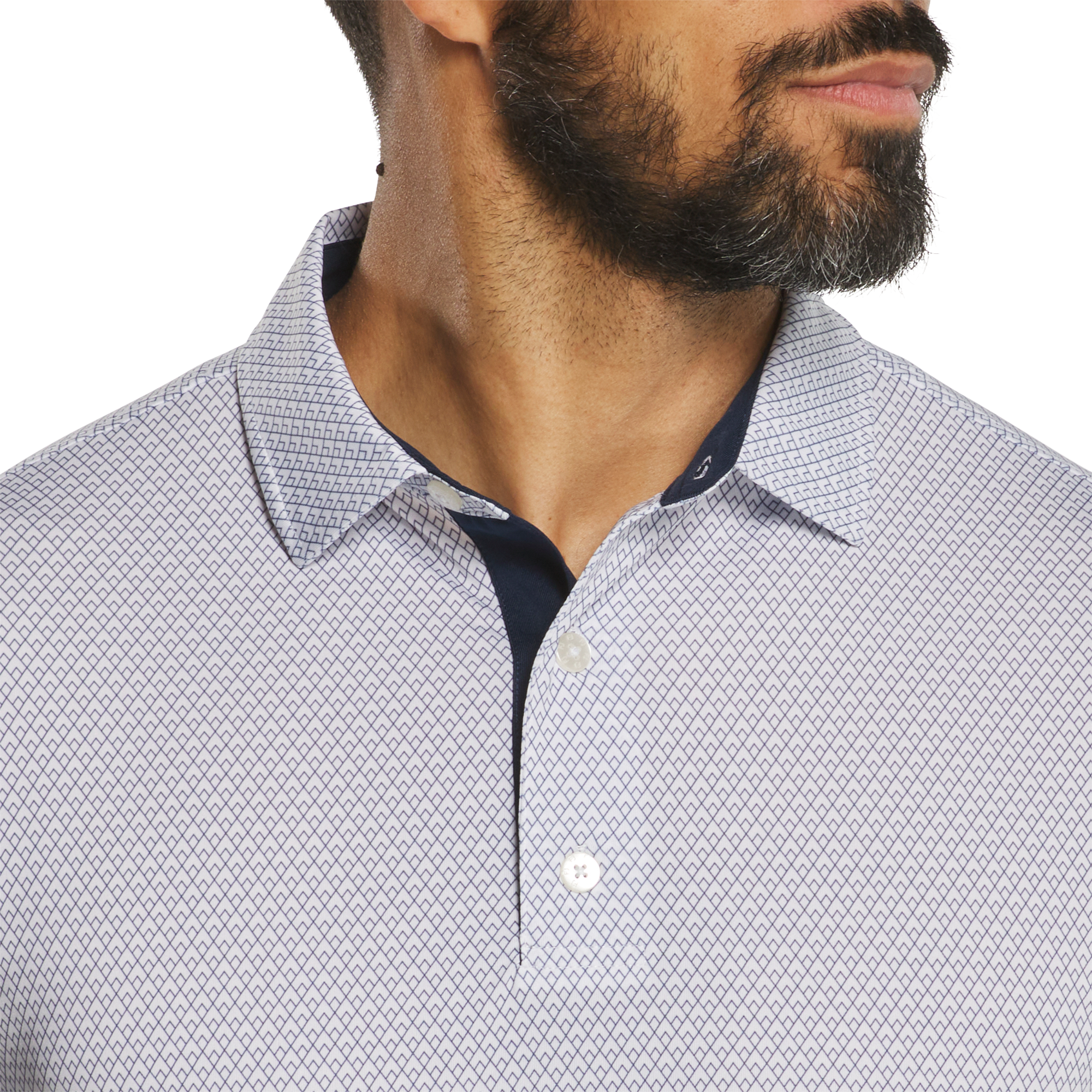 Deco Diamond Print Lisle