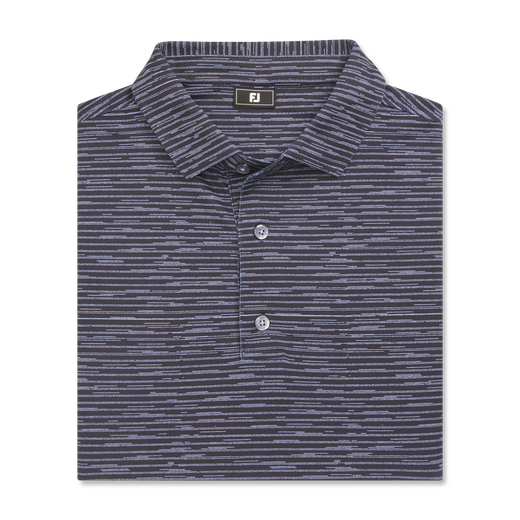 Broken Stripe Print Pique